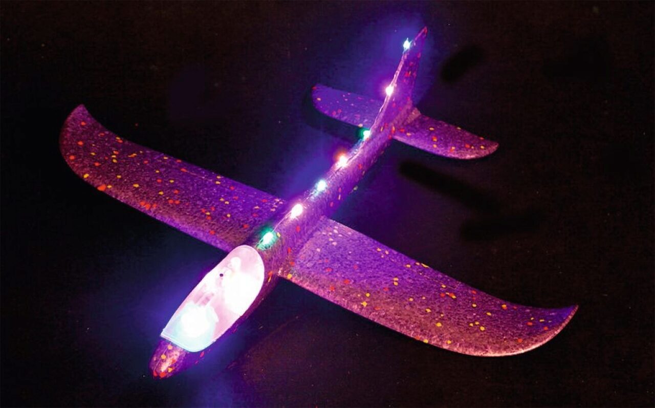 Img Galeria Avión planeador con luz led