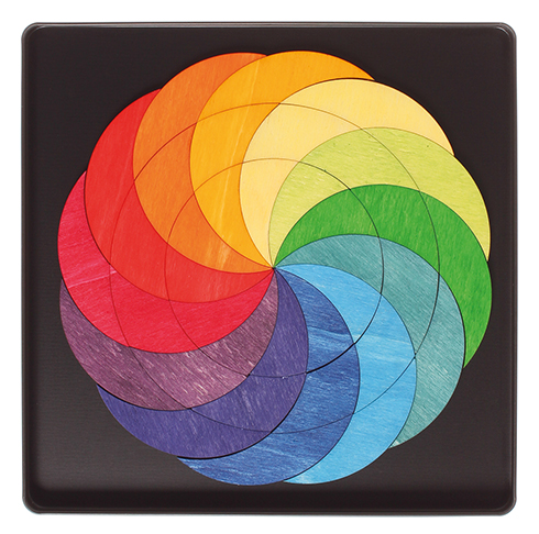 Imagen de Puzzle magnético rainbow wheel Grimm's