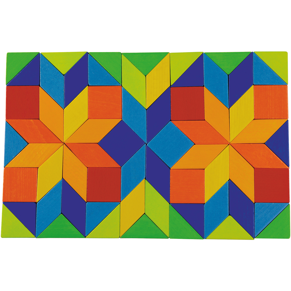 Imagen de Juego de composición mosaico de colores