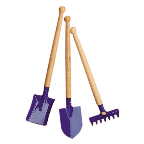 Imagen de Conjunto herramientas de jardín azul