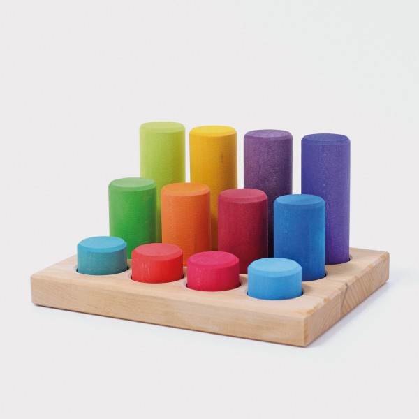 Imagen de Juego Apilable de Cilindros Rainbow