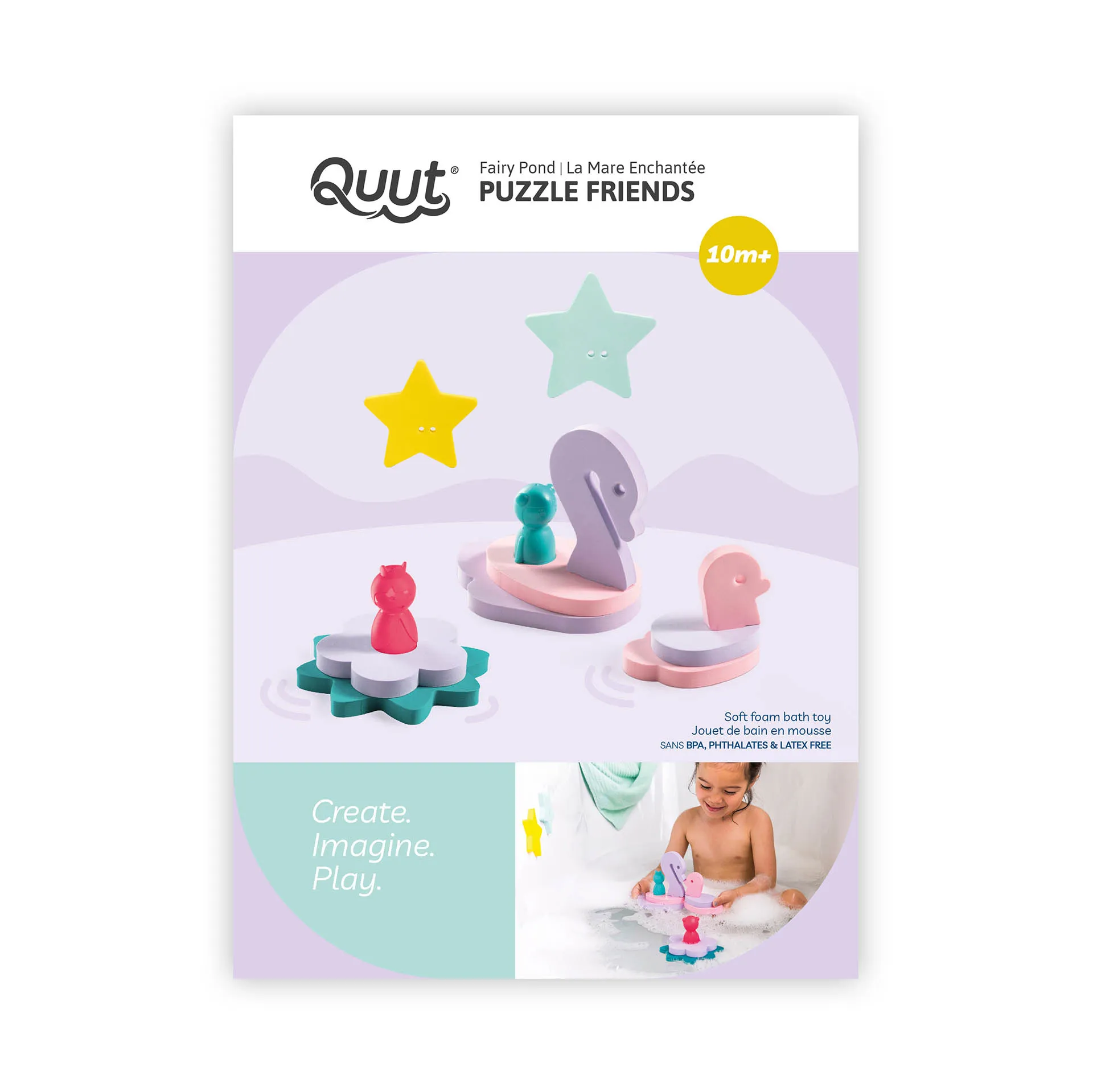 Imagen de Puzzle baño Quut - Fairy Pond