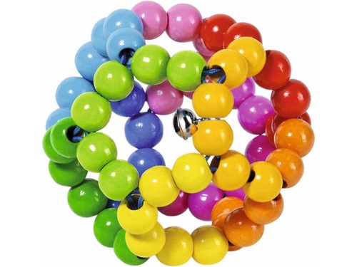 Imagen de Sonajero de bola arco iris flexible