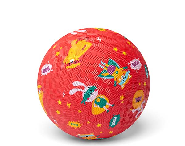 Imagen de Pelota de caucho natural "Súper Héroes" 13 cm Little L
