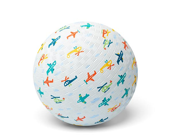 Imagen de Pelota de caucho natural "Aviones" 13 cm Little L