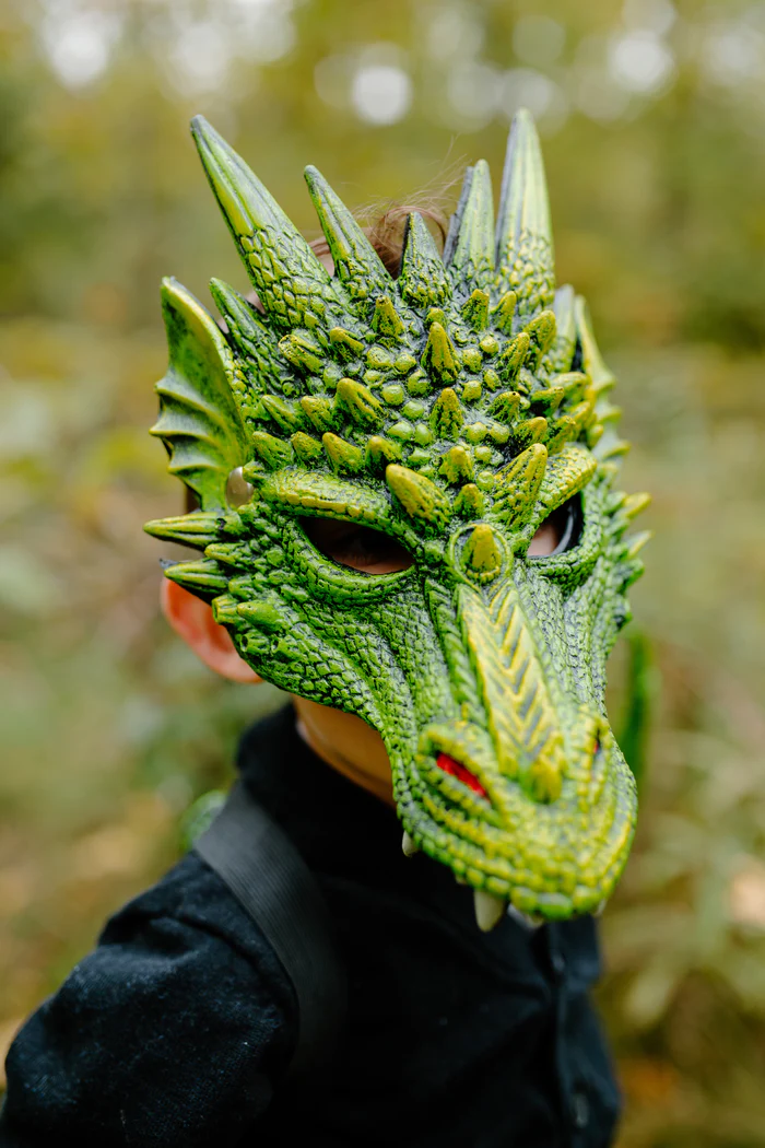Imagen de Máscara de dragón verde