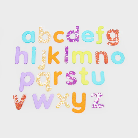 Imagen de Letras de purpurina Arcoiris