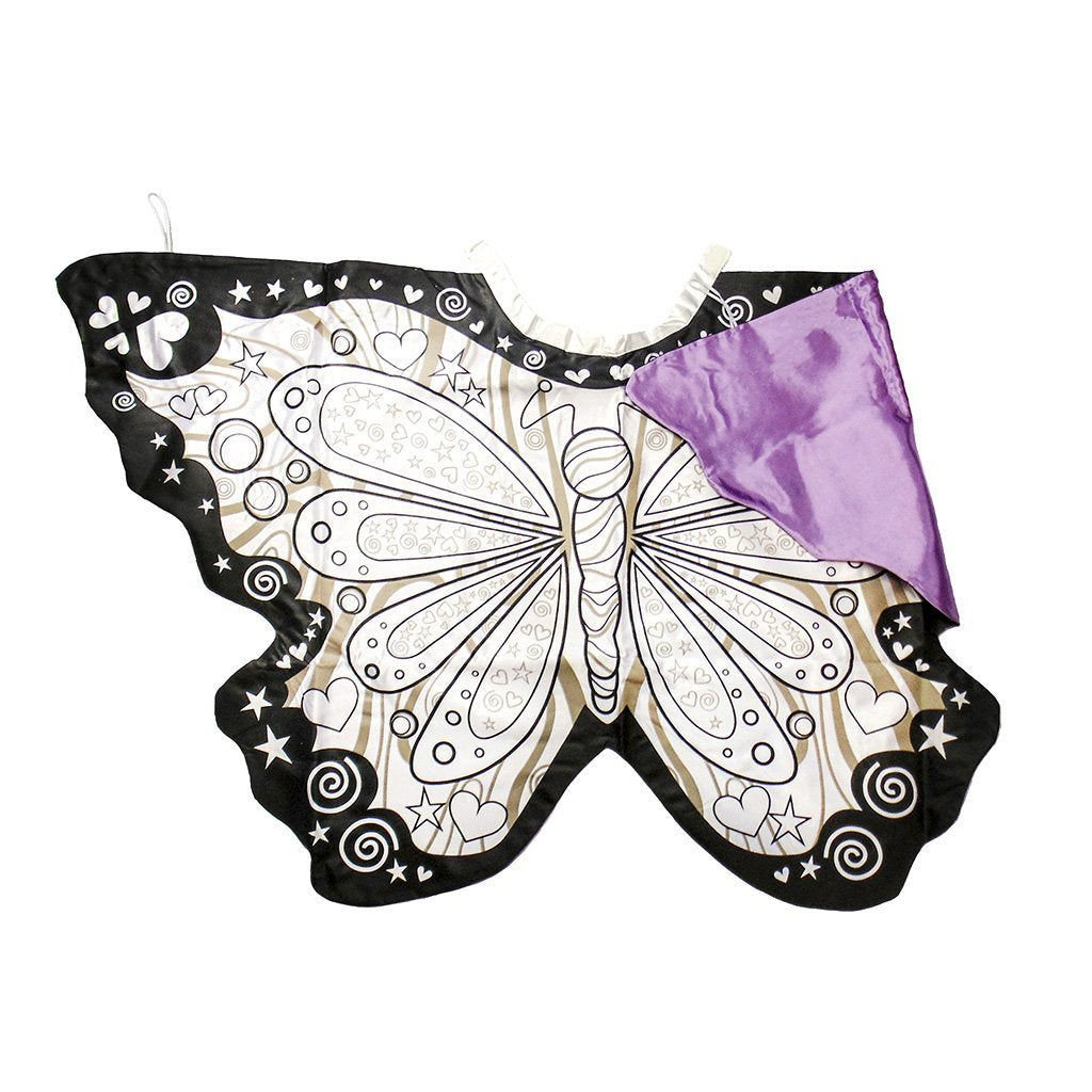 Imagen de Capa de mariposa para colorear