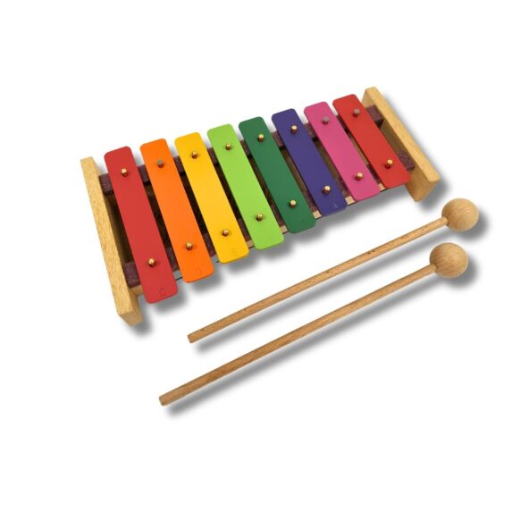Imagen de Metalófono diatónico de 8 teclas (Colores Rainbow)