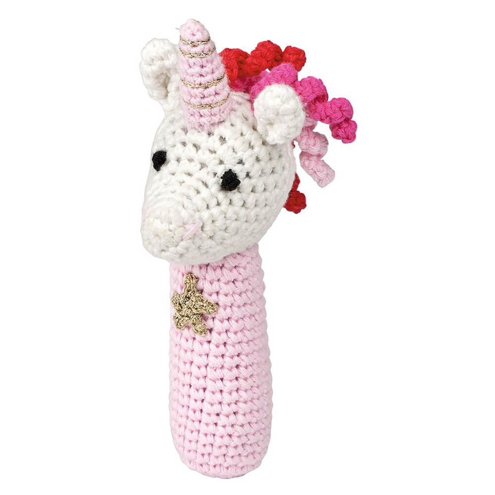 Imagen de Sonajero de crochet " Unicornio"