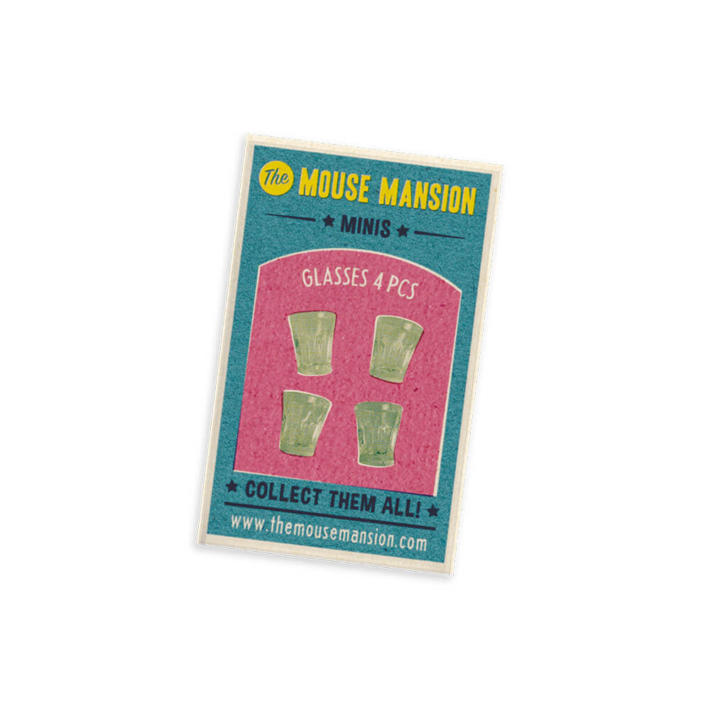 Imagen de Minis – Pack de 4 vasos – La Casa de los Ratones