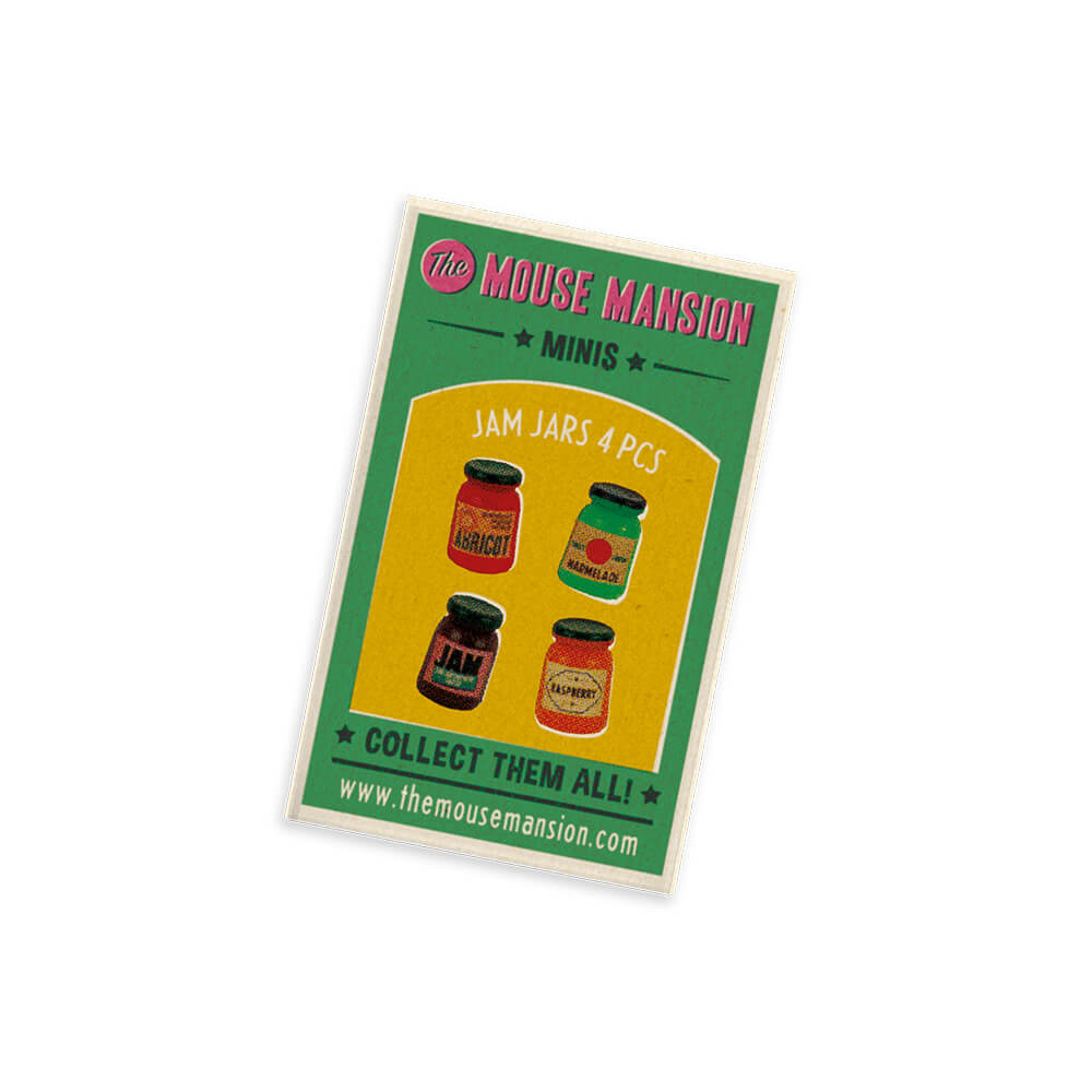Imagen de Minis – Pack de 4 tarritos de mermelada – La Casa de los Ratones