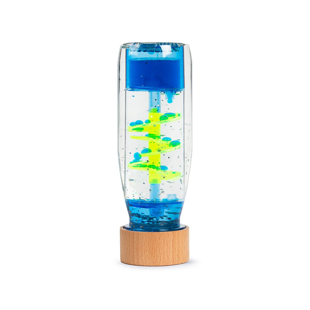 Imagen de Botella sensorial Spiral Blue - Petit Boum
