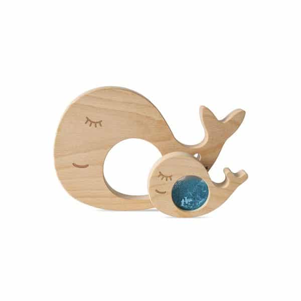 Imagen de Puzzle Sensorial "Whale & Baby"- Petit Boum