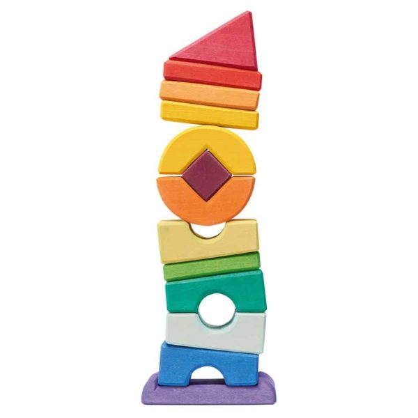 Imagen de Torre torcida con bloques de equilibrio
