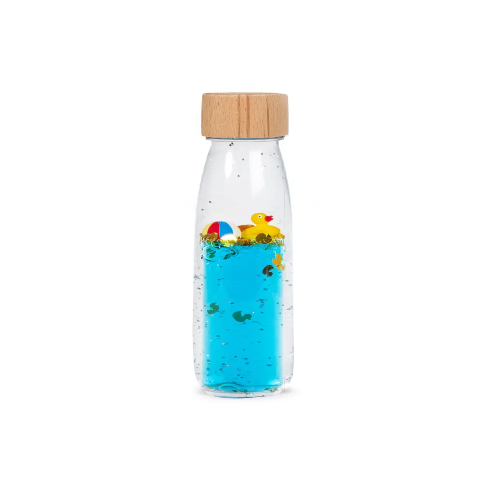 Imagen de Botella sensorial con agua Ducky - Petit Boum