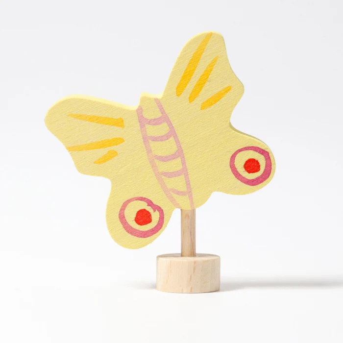 Imagen de Figura decorativa Mariposa amarilla para círculo de celebraciones