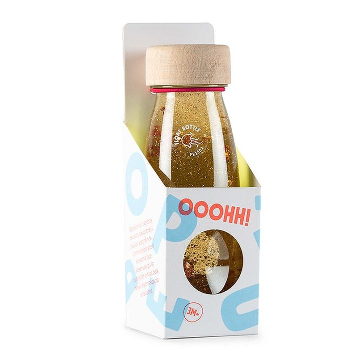 Imagen de Botella sensorial flotante Petit Boum Oro