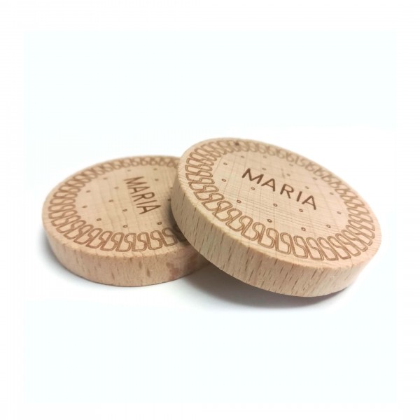 Imagen de Galleta María de madera