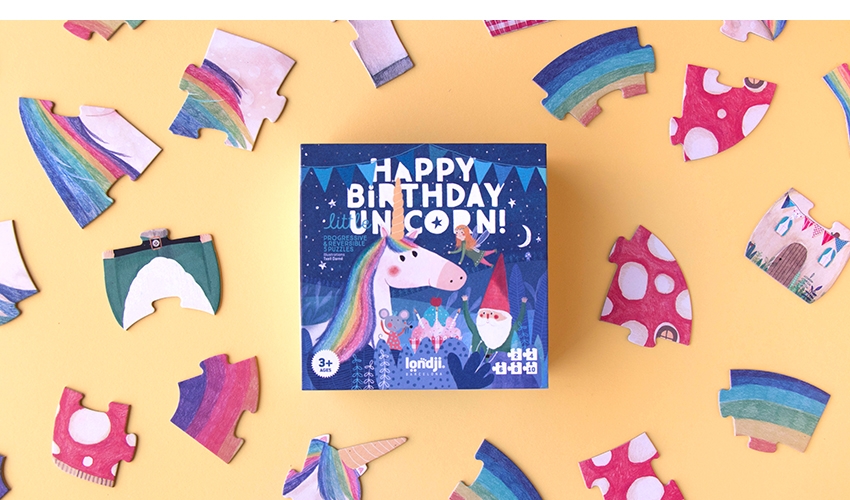 Imagen de Happy Birthday Unicorn Puzzle