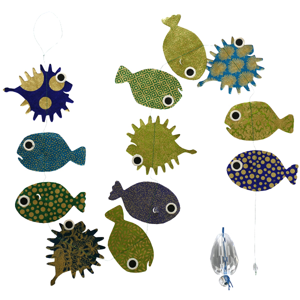 Imagen de Guirnalda de papel Peces Preciosos