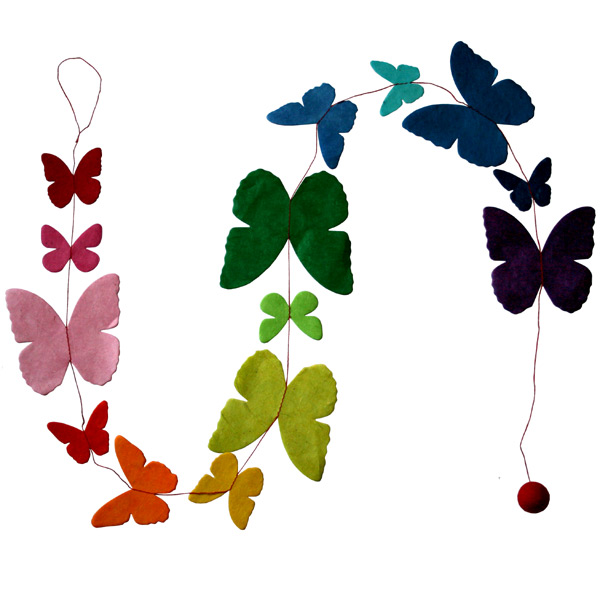 Imagen de Guirnalda de papel Mariposas