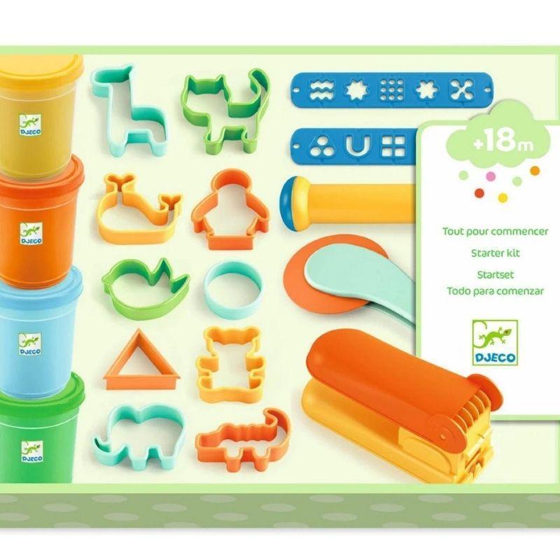Imagen de Estuche plastilina con accesorios "Todo para comenzar" Djeco