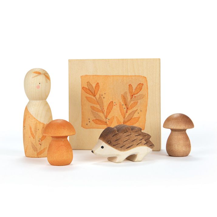 Imagen de Hello Autumn Otoño - Set de 5 piezas de madera de Grapat