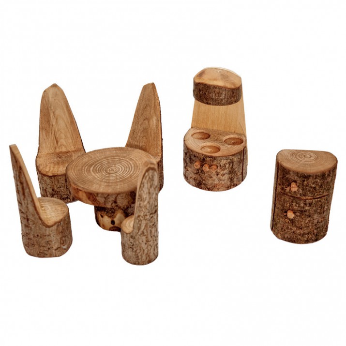 Imagen de Mobiliario de cocina (7 piezas) Magic Wood