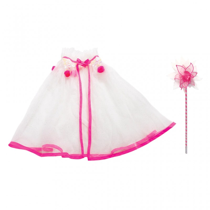 Imagen de Juego de varita y capa blanca Whimsy