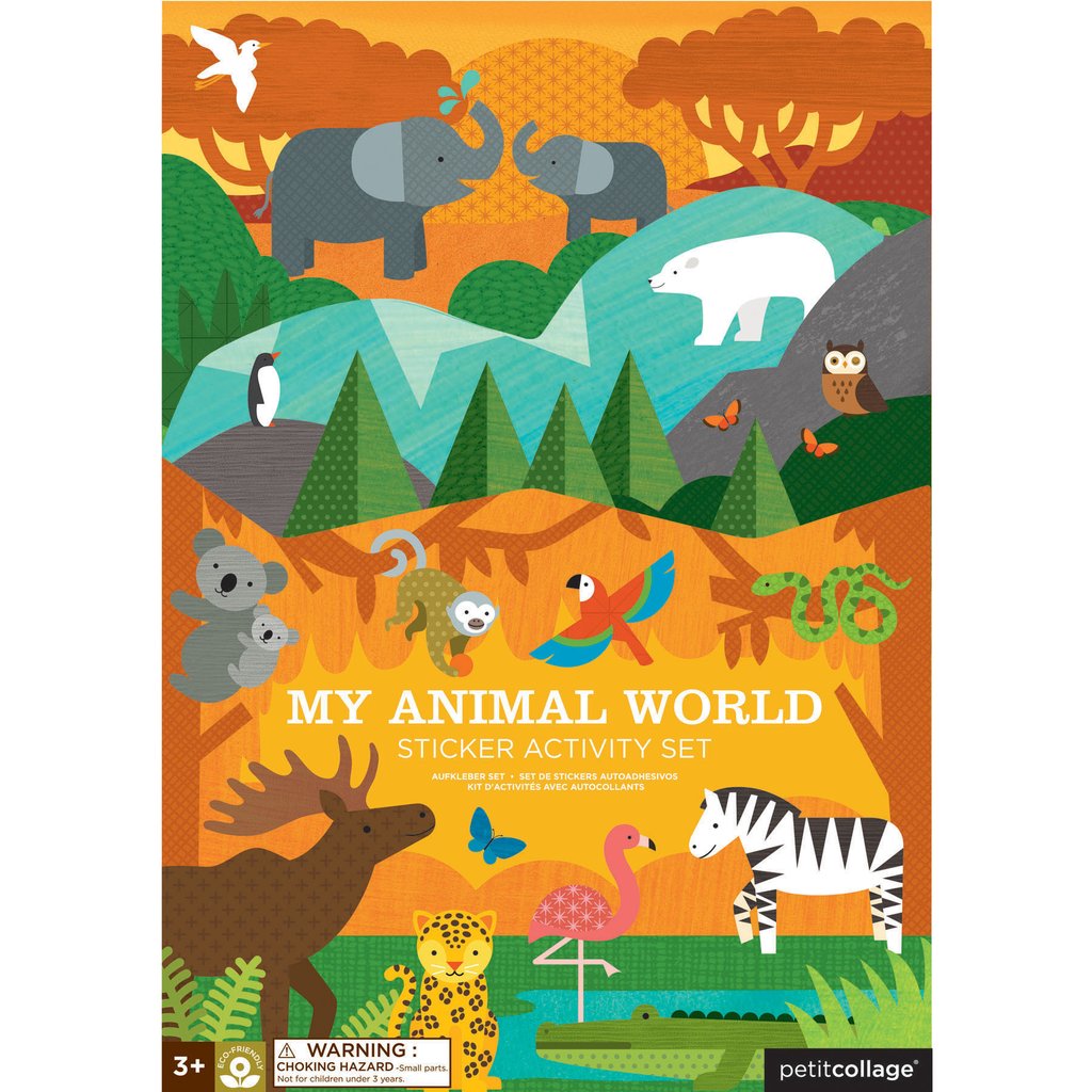 Imagen de Set de Stickers Animales del Mundo de Petit Collage