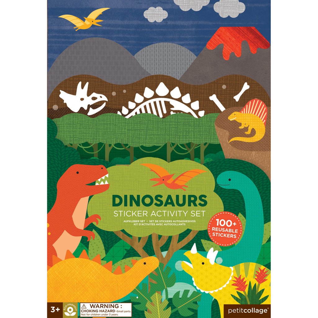 Imagen de Set de Stickers Dinosaurios Petit Collage