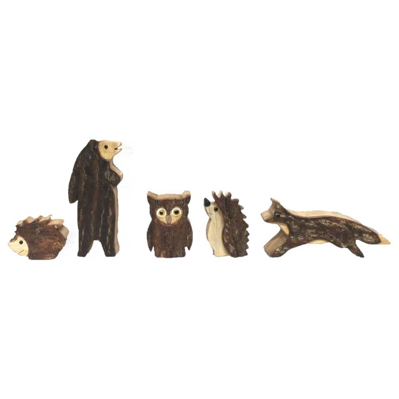 Imagen de Set de animales de madera Papoose